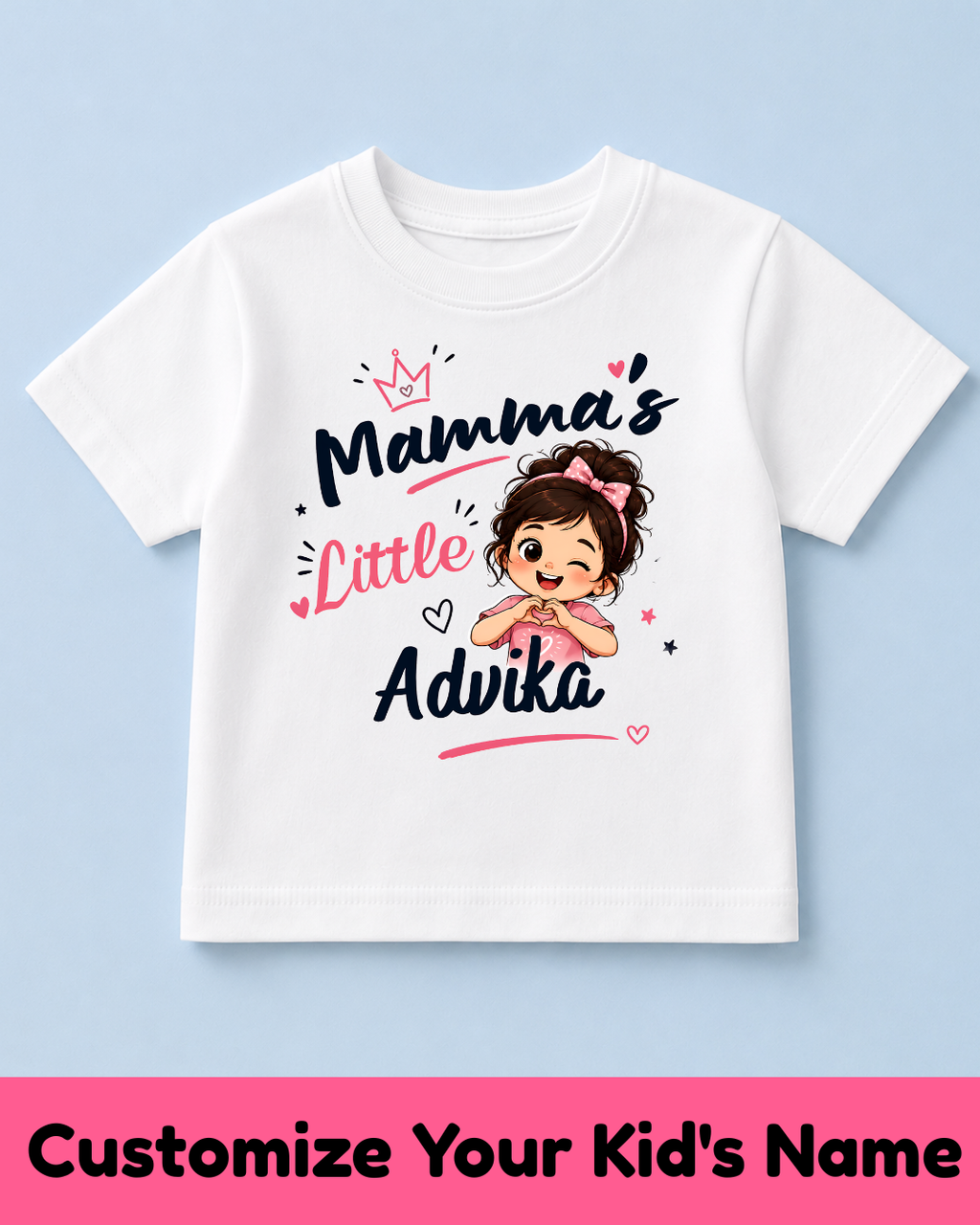 Kids Customized Name Tshirt