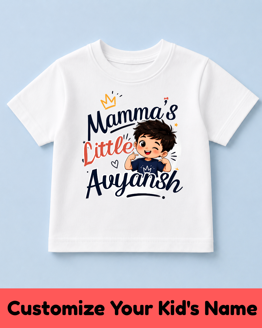Kids Customized Name Tshirt