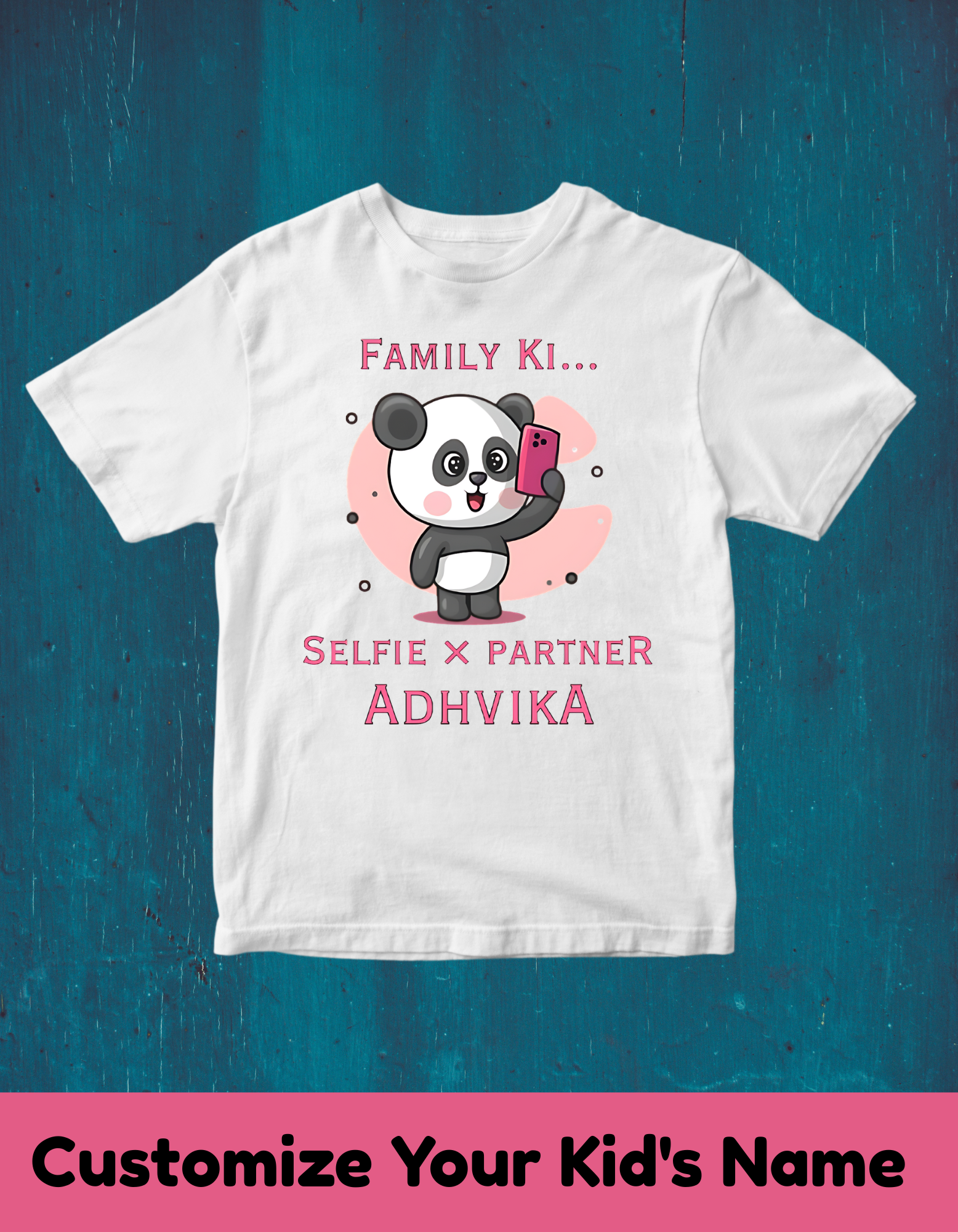 Selfie × Partner Customized Tshirt