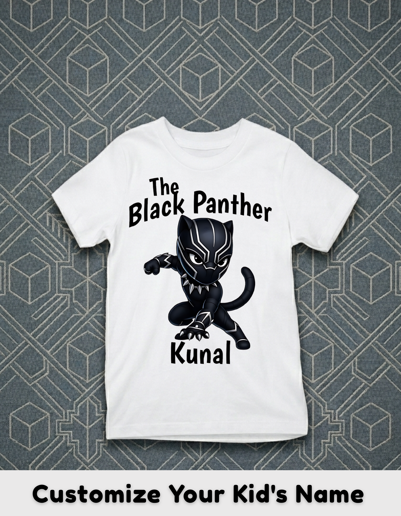 Black Panther Customized Tshirt