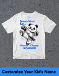 Panda Customized Nana Nani's Karate Tshirt