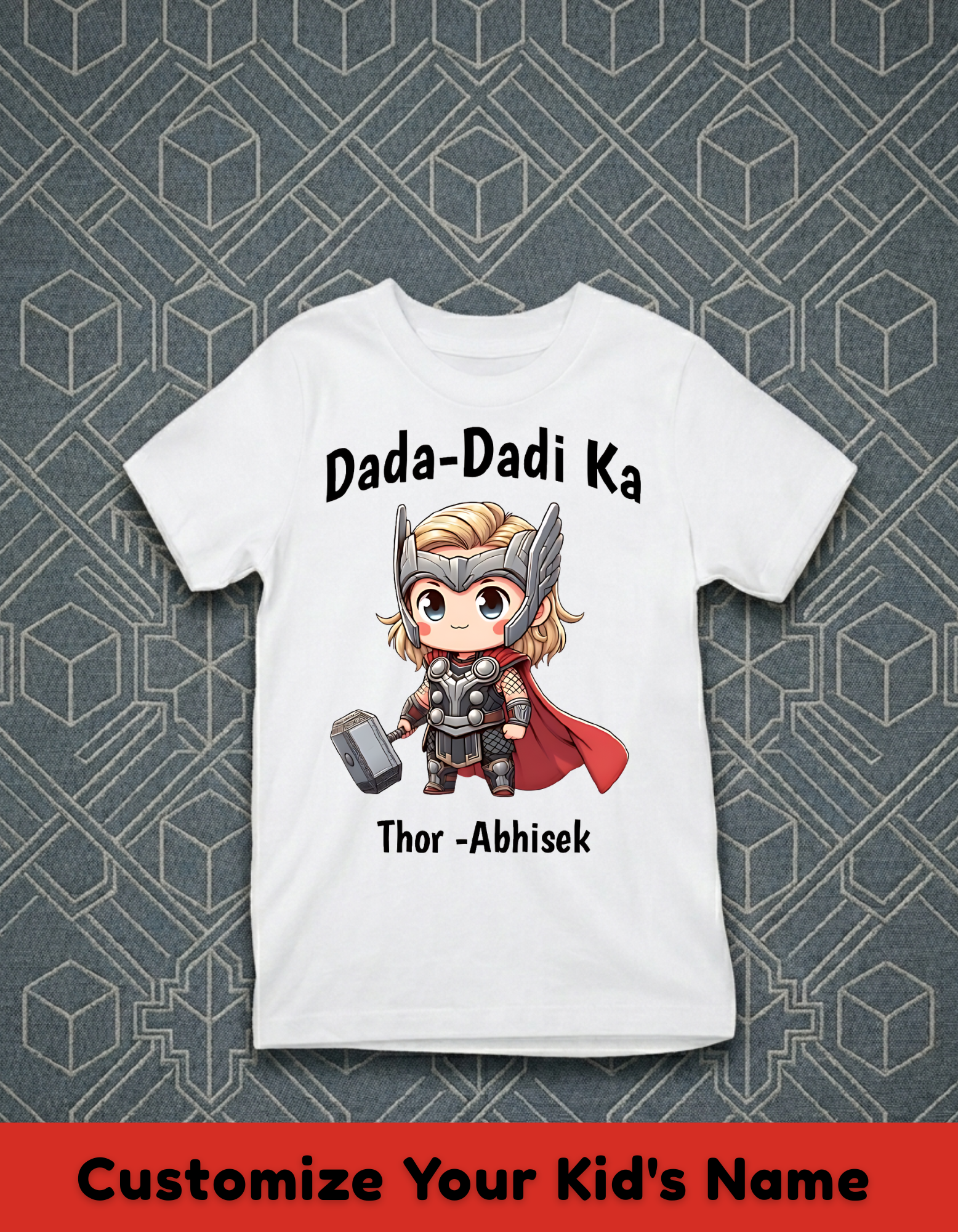 Thor Customized Dada Dadi Tshirt
