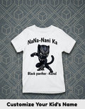 Black Panther Customized Nana Nani Tshirt