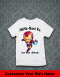 Iron Man Customized Nana Nani Tshirt