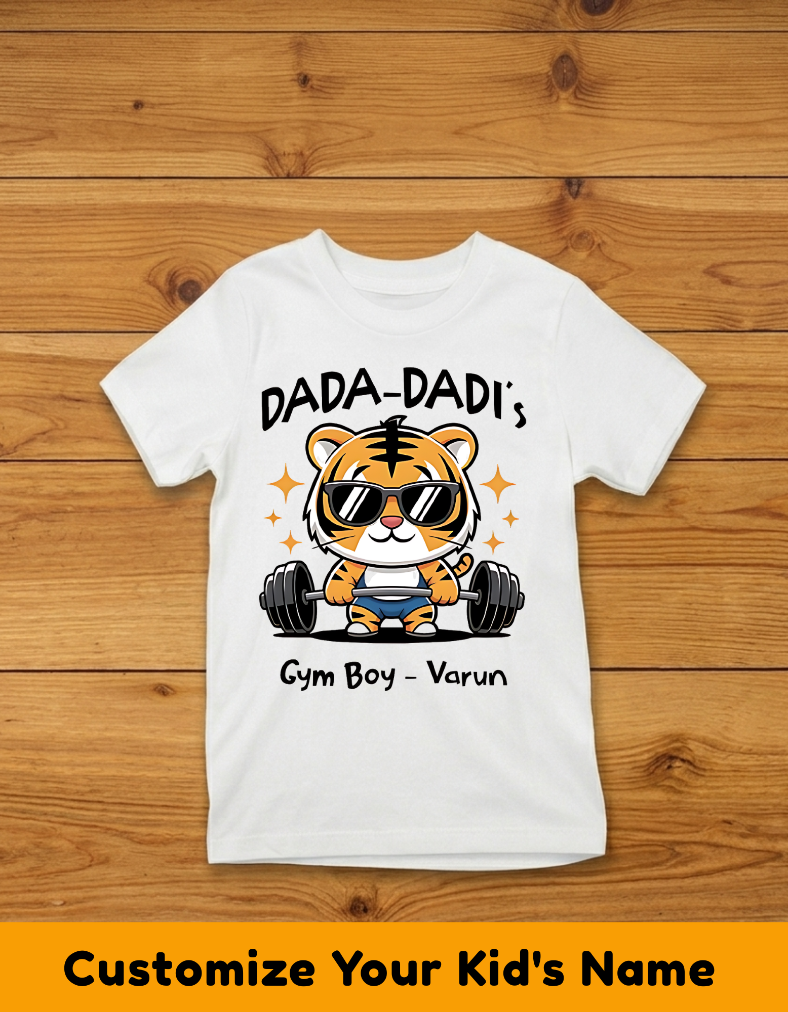 Gym Boy Customized Dada Dadi's Tshirt